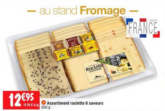 Assortiment Raclette 6 Saveurs