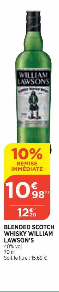 blended scotch whisky william lawson's