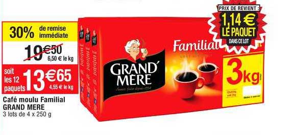 café moulu familial grand mère