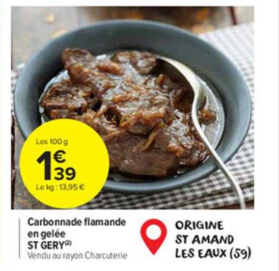 carbonnade flamande en gelée st gery