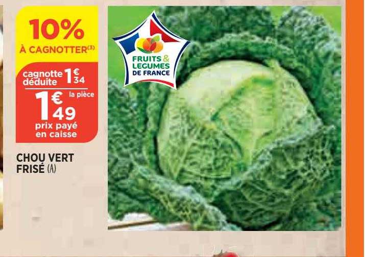 chou vert frisé