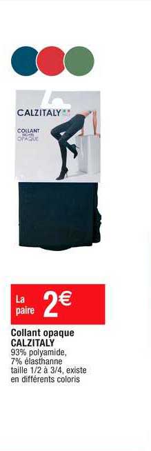 collant opaque calzitaly