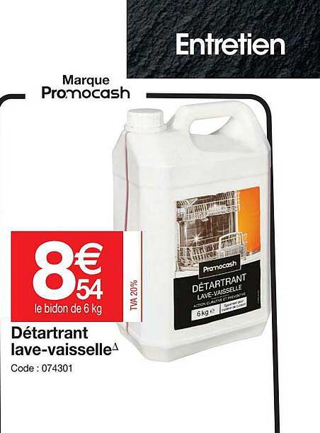 détartrant lave-vaisselle