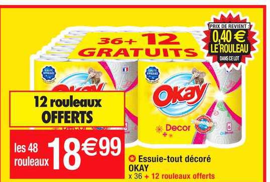 essuie-tout décoré okay