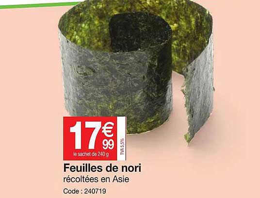 feuilles de nori