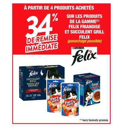 la gamme felix friandise et succulent grill felix