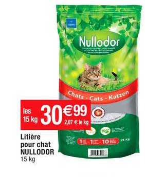 Litière Pour Chat Nullodor