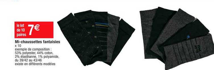 mi-chaussettes fantaisies