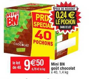 Mini Bn Goût Chocolat