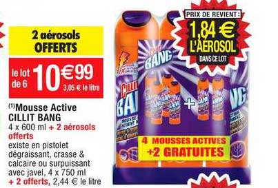mousse active cillit bang
