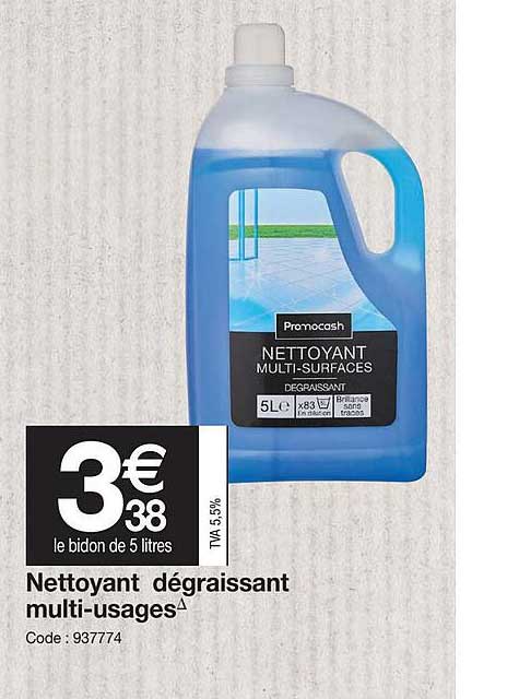 nettoyant dégraissant multi-usages