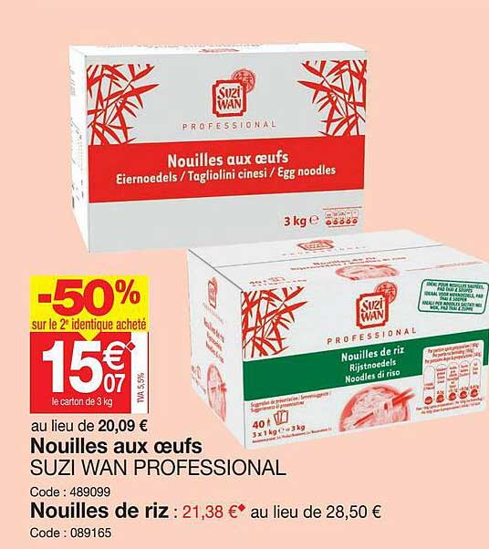 nouilles aux oeufs suzi wan professional