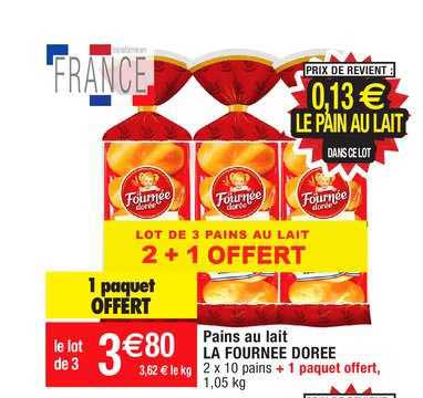 pains au lait la fournée dorée