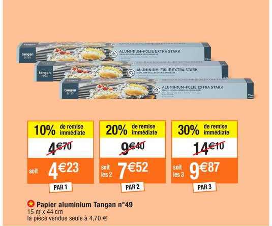 papier aluminium tangan n°49