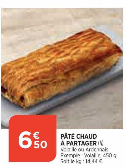 pâté chaud à partager