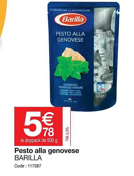 pesto alla genovèse barilla