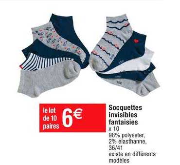 Socquettes Invisibles Fantaisies