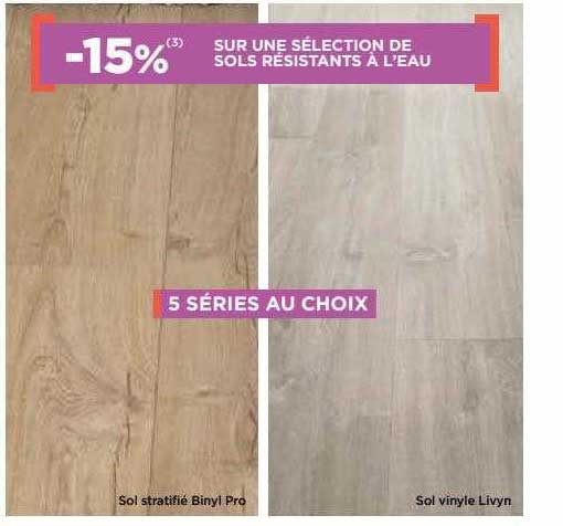 sols résistants à l'eau