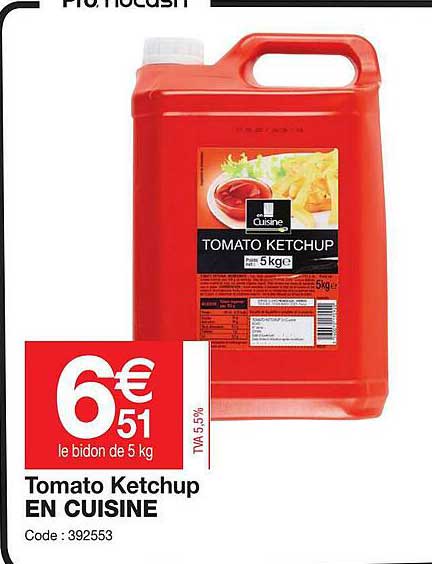 tomato ketchup en cuisine