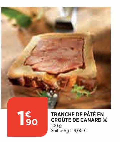 Tranche De Pâté En Croûte De Canard