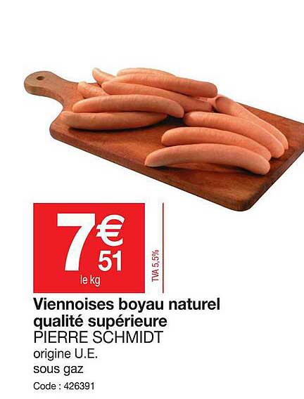 viennoises boyau naturel qualité supérieur pierre schmidt