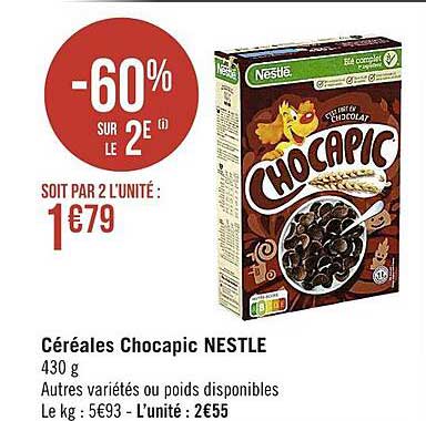 Céréales Chocapic Nestlé