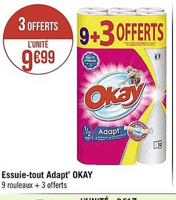 essuie-tout adapt' okay