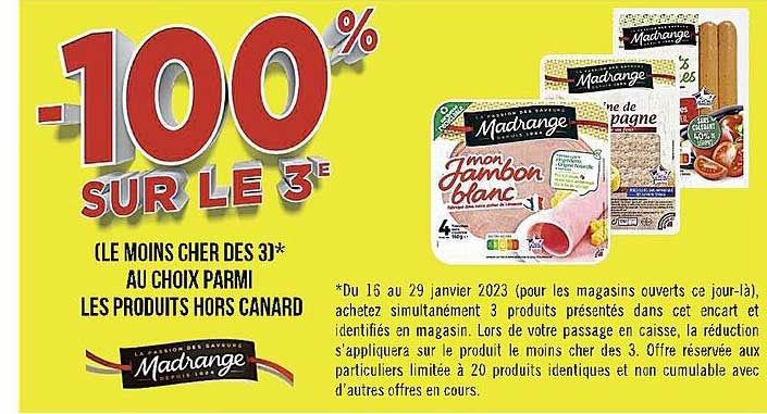 produits hors canard madrange