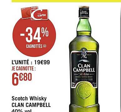 scotch whisky clan campbell