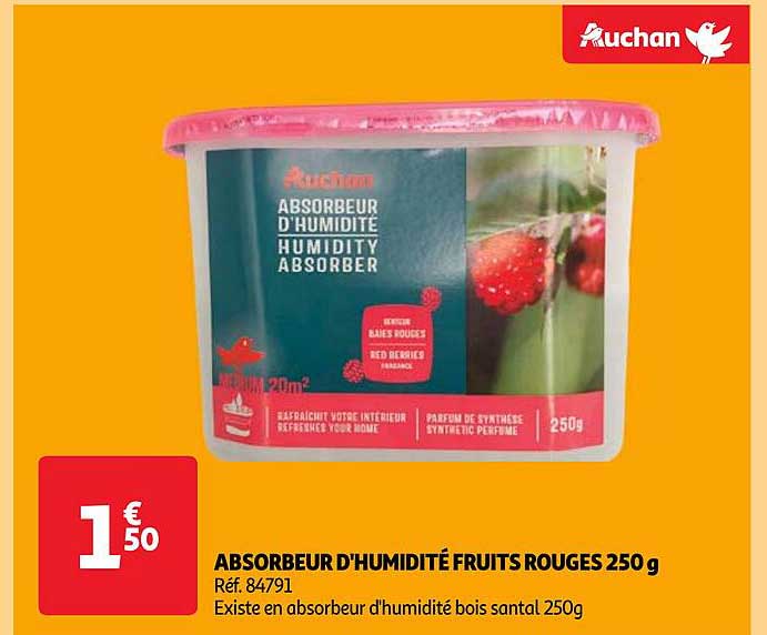 Absorbeur D'humidité Fruits Rouges 250 G