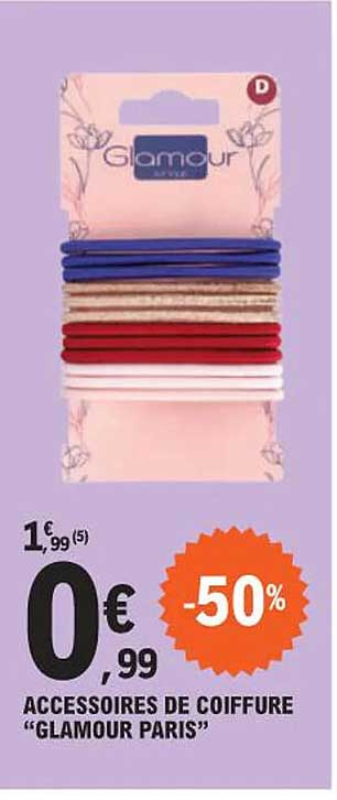 accessoires de coiffure "glamour paris"