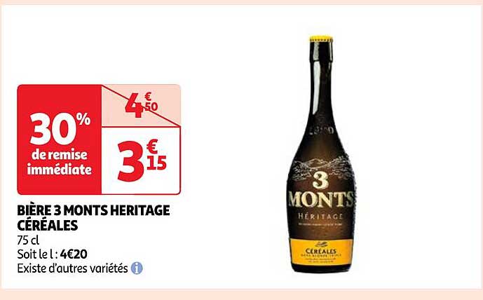 bière 3 monts héritage céréales