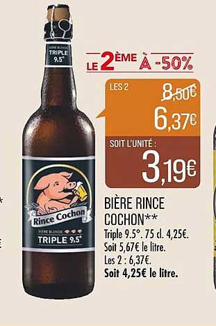 bière rince cochon**