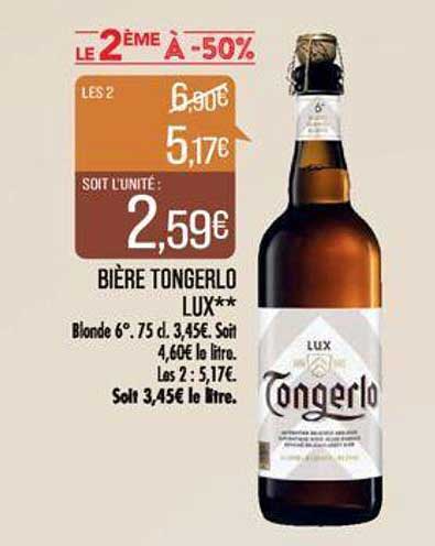 bière tongerlo lux