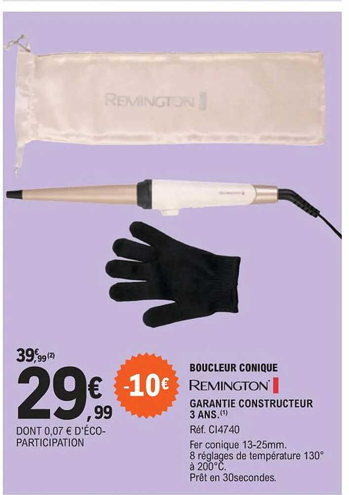 boucleur conique remington