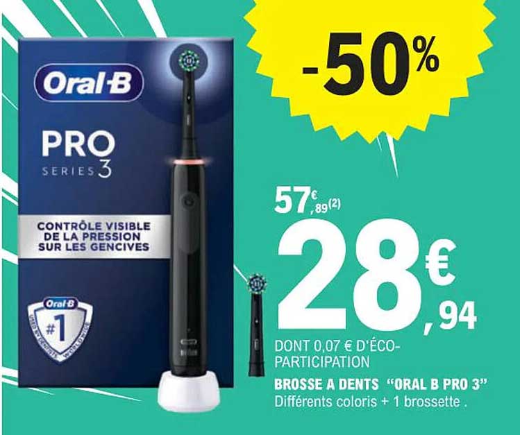 brosse à dents "oral b pro 3"