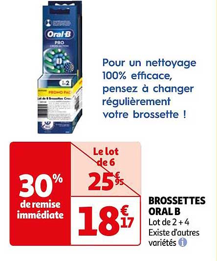 brossettes oral-b
