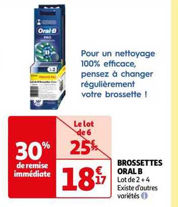 brossettes oral b