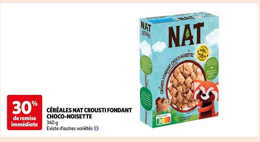 céréales nat crousti fondant choco-noisette