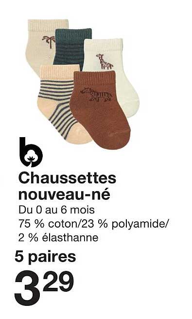 chaussettes nouveau-né