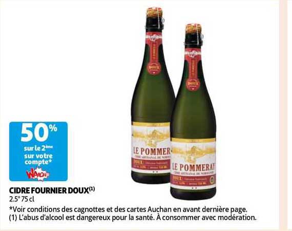 cidre fournier doux