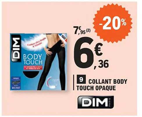 collant body touch opaque dim