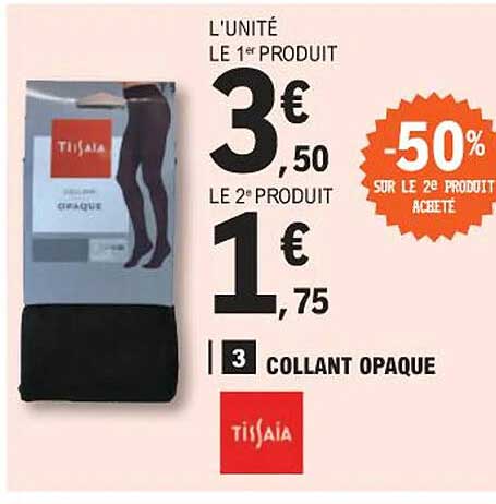 collant opaque tissaia