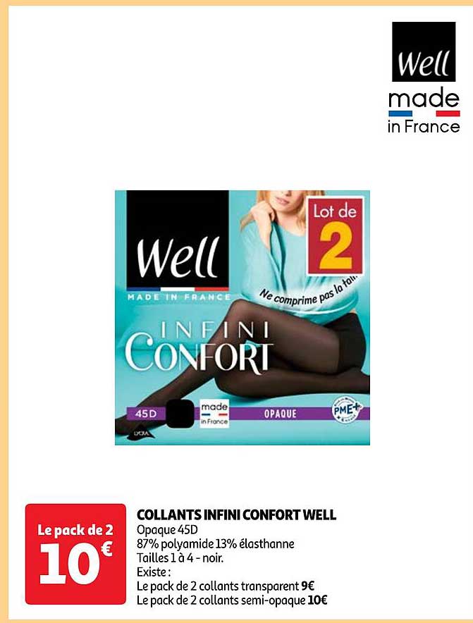 Collants Infini Confort Well