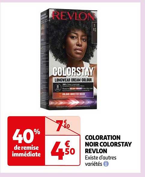 coloration noir colorstay revlon