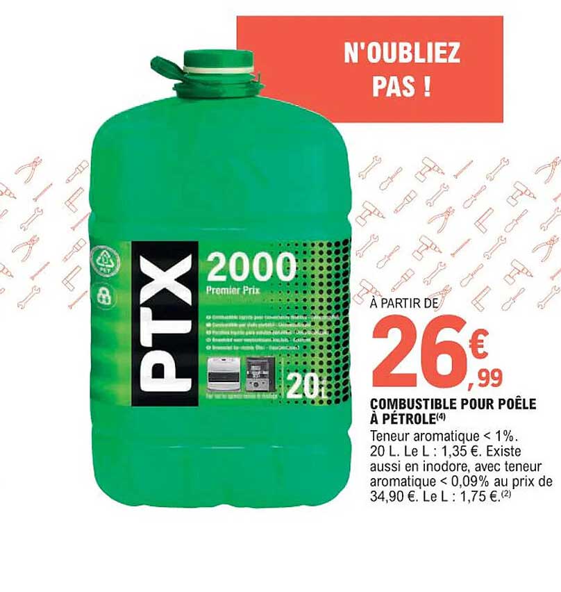 Combustible Pour Poêle à Pétrole