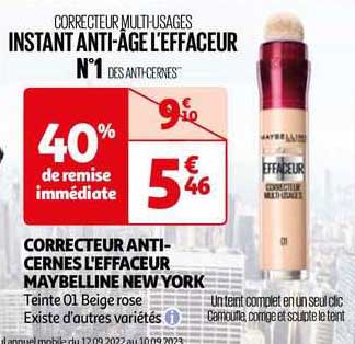 correcteur anti-cernes l'effaceur maybelline new york