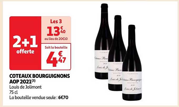 côteaux bourguignons aop 2021 louis de jolimont