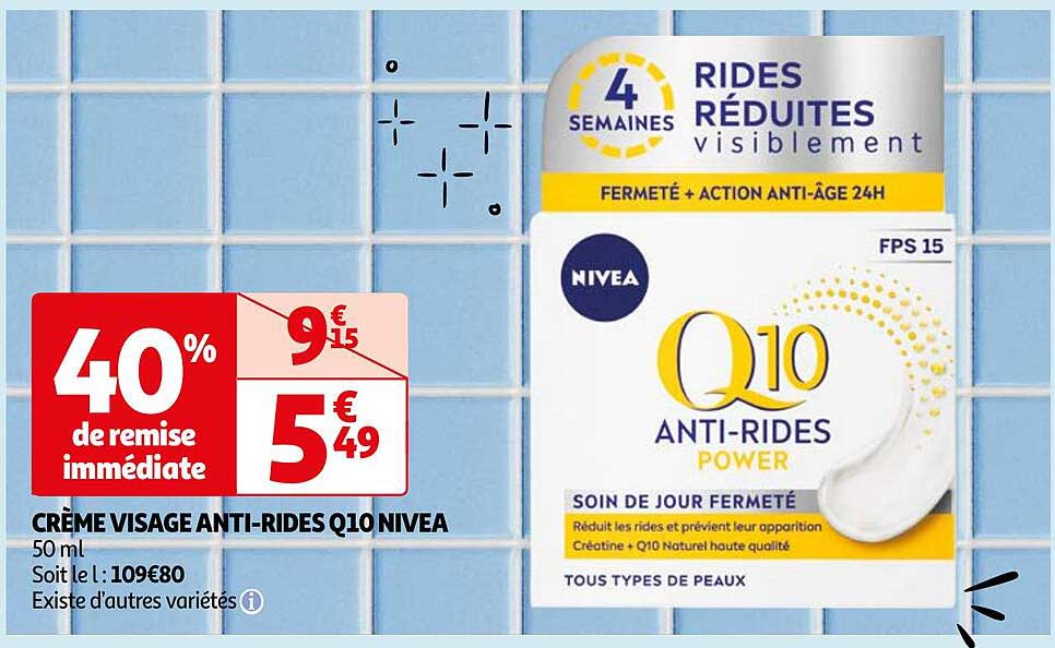 crème visage anti-rides q10 nivea