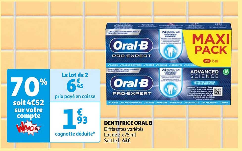dentifrice oral-b